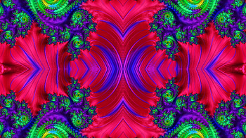 Trippy Psychedelic Fractal, trippy, psychedelic, aesthetic, Abstract, fractal HD wallpaper