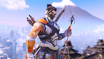 Hanzo, Cyborg ninja, Overwatch live , Live HD wallpaper