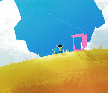 Nobita and Doraemon, dreamland, minimal art HD wallpaper