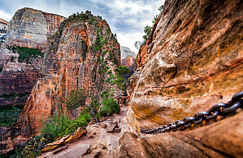 Zion National Park, Nichts fr, Schwache Nerven, Utah HD wallpaper