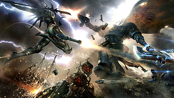 Warhammer 40k Now with Extra Heresy HD wallpaper