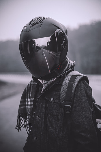 Reflection, Miscellanea, Miscellaneous, Helmet, Human, Person HD phone wallpaper