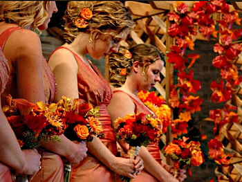 AUTUMN PRINCESSES, pretty women, fall, landscape, beautiful, people, beauty, , autumn, flowers, women, princess HD wallpaper