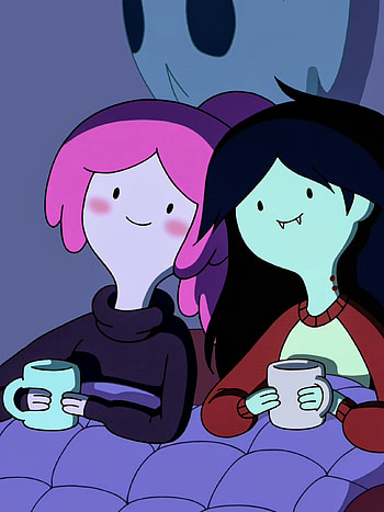 Adventure Time, Distant Lands, Bubblegum and Marceline, Animated series HD phone wallpaper