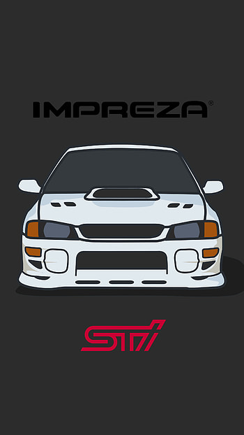 Impreza art, Subaru HD phone wallpaper