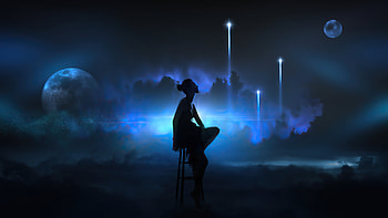 Symphony Of Lights Psychedelic Trippy Woman , alone, artist, artwork, digital-art, deviantart HD wallpaper