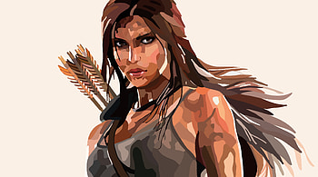 Lara Croft Tomb Raider Vector Art , tomb-raider, lara-croft, artist, vector, artwork HD wallpaper
