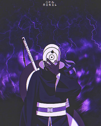 Tobi, aesthetic, naruto, sharingan, pattern, obito HD phone wallpaper