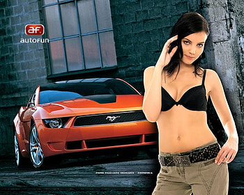 Dominika ford mustang, ford, model HD wallpaper