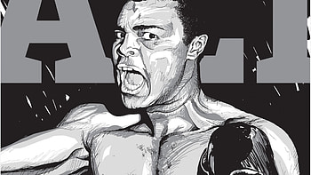 Muhammed Ali Clay Cizgi Muhammad Ali HD wallpaper
