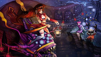 League of Legends, game, girl, abstract HD wallpaper