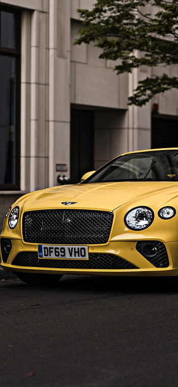 Bentley Continental GT, new, Luxury, motor_vehicle, Continental_GT, Yellow, car, Luxury_Car HD phone wallpaper