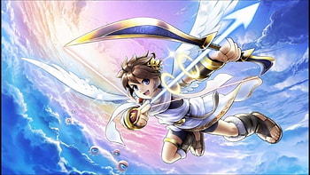 Pit of Kid Icarus, Majestic scenery, Otherworldly landscapes, Monumental battles HD wallpaper