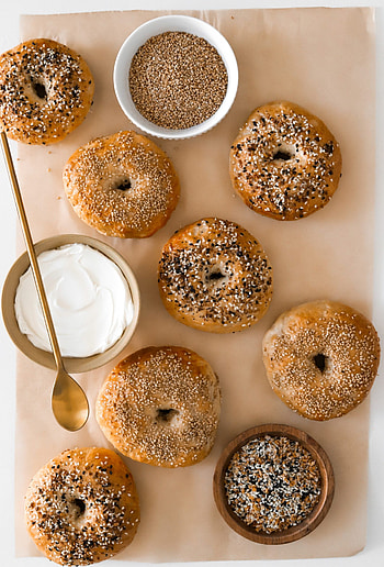 Homemade bagels, Chef's creation, Handcrafted delights, Personal touch HD phone wallpaper