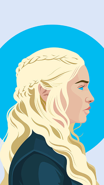 Daenerys Targaryen, Game Of Thrones, got, female, art, got art HD phone wallpaper