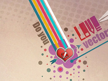 Do You LOVE Vectors, dots pattern, vector, heart, love HD wallpaper