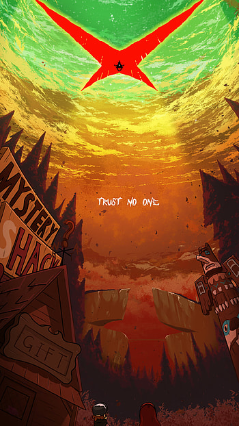 Animated , Gravity Falls theme HD phone wallpaper