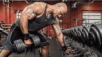 Dwayne Johnson Workout, dwayne-johnson, celebrites, lifting, exercise HD wallpaper