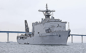 USS Germantown, , vector art, LSD-42, dock landing ships, United States Navy, US army, abstract ships, battleship, US Navy, Whidbey Island-class, USS Germantown LSD-42 HD wallpaper