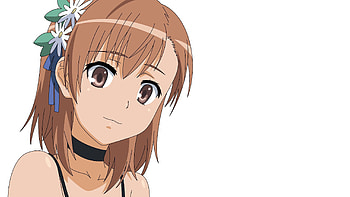 Anime, Girl, Pretty, Wreath, Brunette HD wallpaper