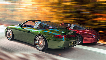 Porsche 996 Targa, porsche, cars, behance HD wallpaper
