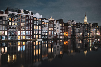 Cities, Water, Architecture, City, Building, Channel HD wallpaper
