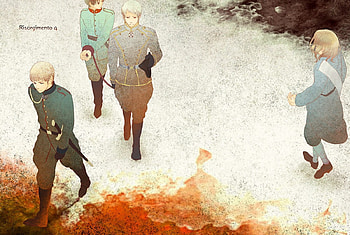 Hetalia, france aph, aph, germany aph, Hetalia Axis Powers, anime, boy, chians, group, italy aph, manga, male, prussia aph, north italy aph HD wallpaper