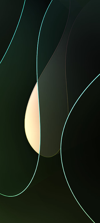 Dark Colorful Neon Mobile Green, Abstract, plant, nature, colors HD phone wallpaper