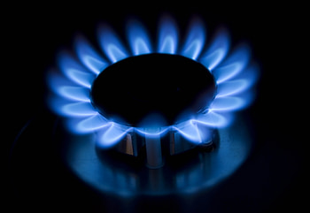 Fire, Flame, Miscellanea, Miscellaneous, Black Background, Heat, Warmth, Gas, Hotplate, Burner HD wallpaper