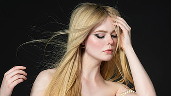 Elle Fanning, , Cat HD wallpaper