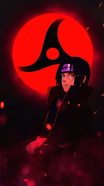 Itachi Uchiha Mangekyou Sharingan Live, Itachi Uchiha Akatsuki HD phone wallpaper