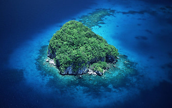 Rock Island Palau Micronesia, palau, island, micronesia, rock HD wallpaper