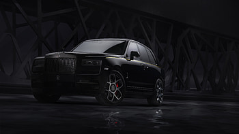 Luxury car, Rolls-Royce Cullinan Black Badge, 2019 HD wallpaper
