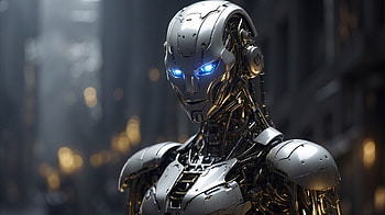 Robotic soldier, soldier, robot, AI Art, Mechanism HD wallpaper