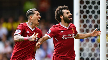 Roberto Firmino, Mohamed Salah HD wallpaper