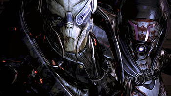 Preview mass effect, garrus, tali HD wallpaper