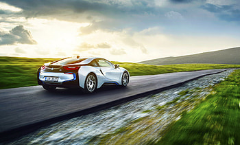Bmw, Cars, Traffic, Movement, Speed, Exotic, I8, Motion HD wallpaper