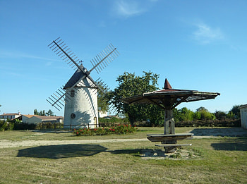 mill, architecture, france, ancient, moulin HD wallpaper