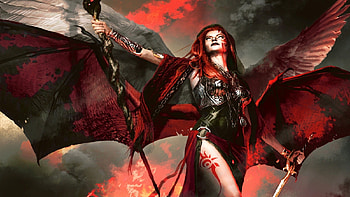 Female Demon HD wallpaper