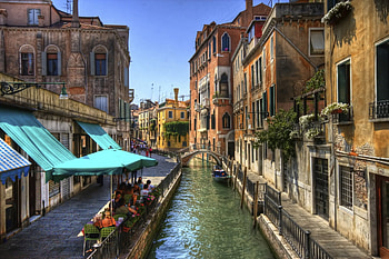 Landscape, Cities, Rivers HD wallpaper