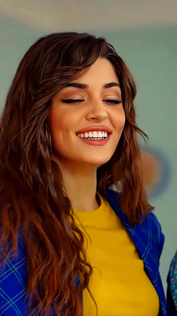 Hande ercel, turkish actress HD phone wallpaper