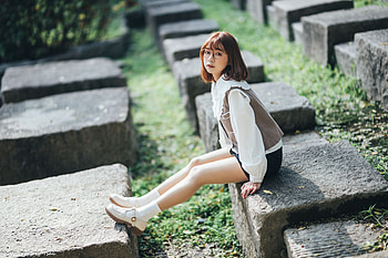 Asian, Woman HD wallpaper