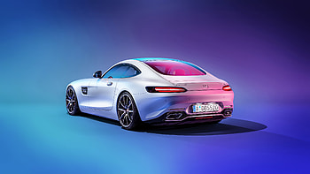 Mercedes C190 AMG GT Rear, mercedes-benz, cars, 2020-cars, behance HD wallpaper