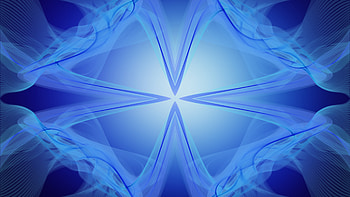 Blue Smoke Art Shapes Light Abstraction Abstract HD wallpaper