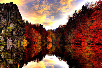 Reflection in Lake, beautiful, in lake, reflection HD wallpaper