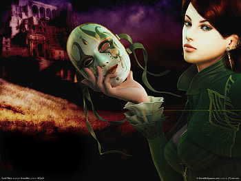 3d fantasy Guild war, game, cg, mask, 3d HD wallpaper