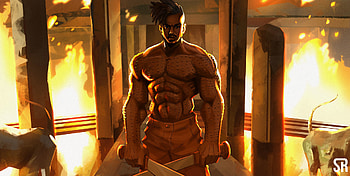 Erik Killmonger Artwork , black-panther, artist, artwork, deviantart HD wallpaper