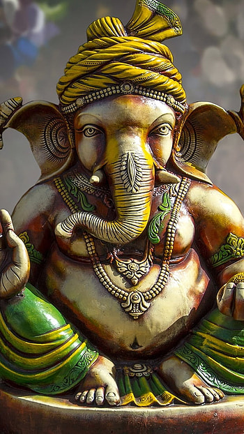 Ganpati , Ganesh Ji, Sculpture HD phone wallpaper