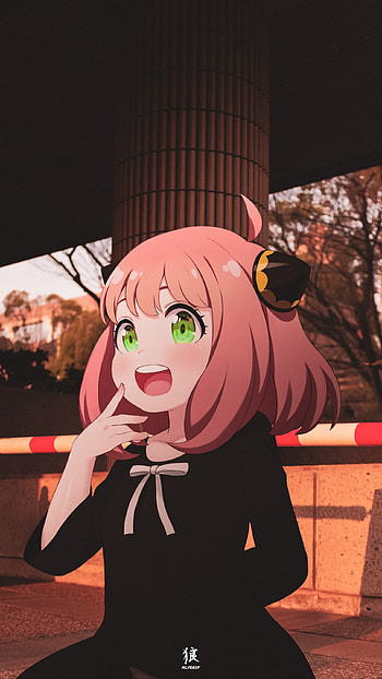 Anya, anime-aesthetic, anime-, anime-x-reality, anya-forger, spy-x-family, anime HD phone wallpaper