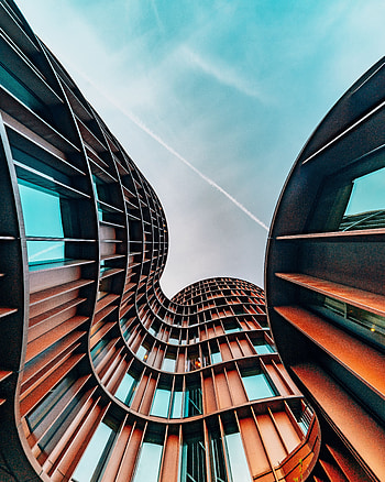 Sky, Architecture, Building, Miscellanea, Miscellaneous, Structure, Bottom View HD phone wallpaper